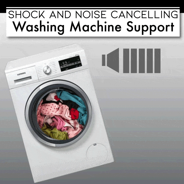 4 Αντικραδασμικά Πέλματα για Πλυντήριο & Στεγνωτήριο Ρούχων